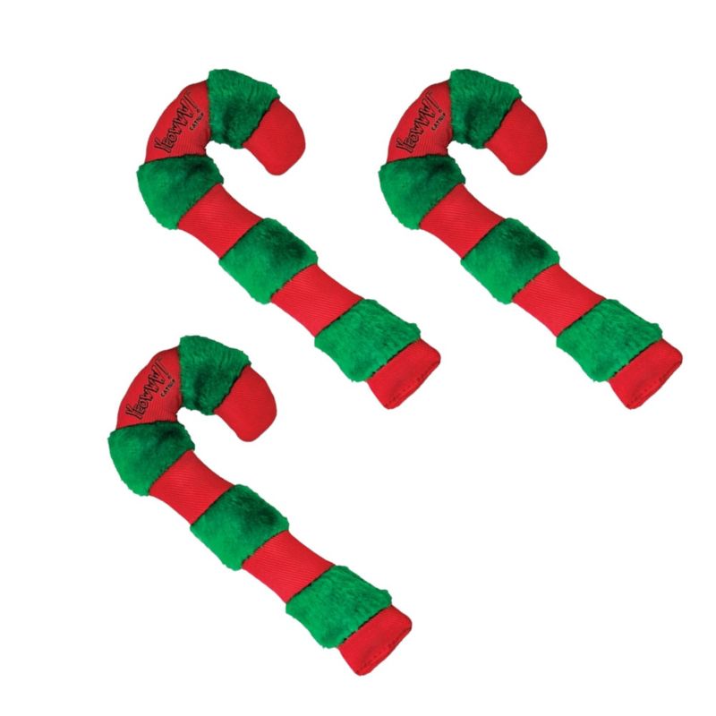 Yeowww! Organic Catnip Candy Cane Cat Toys, 3 Pack, 3 of 4