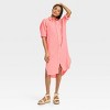 Women's 3/4 Sleeve Midi Shirtdress - Universal Thread™ - 3 of 3