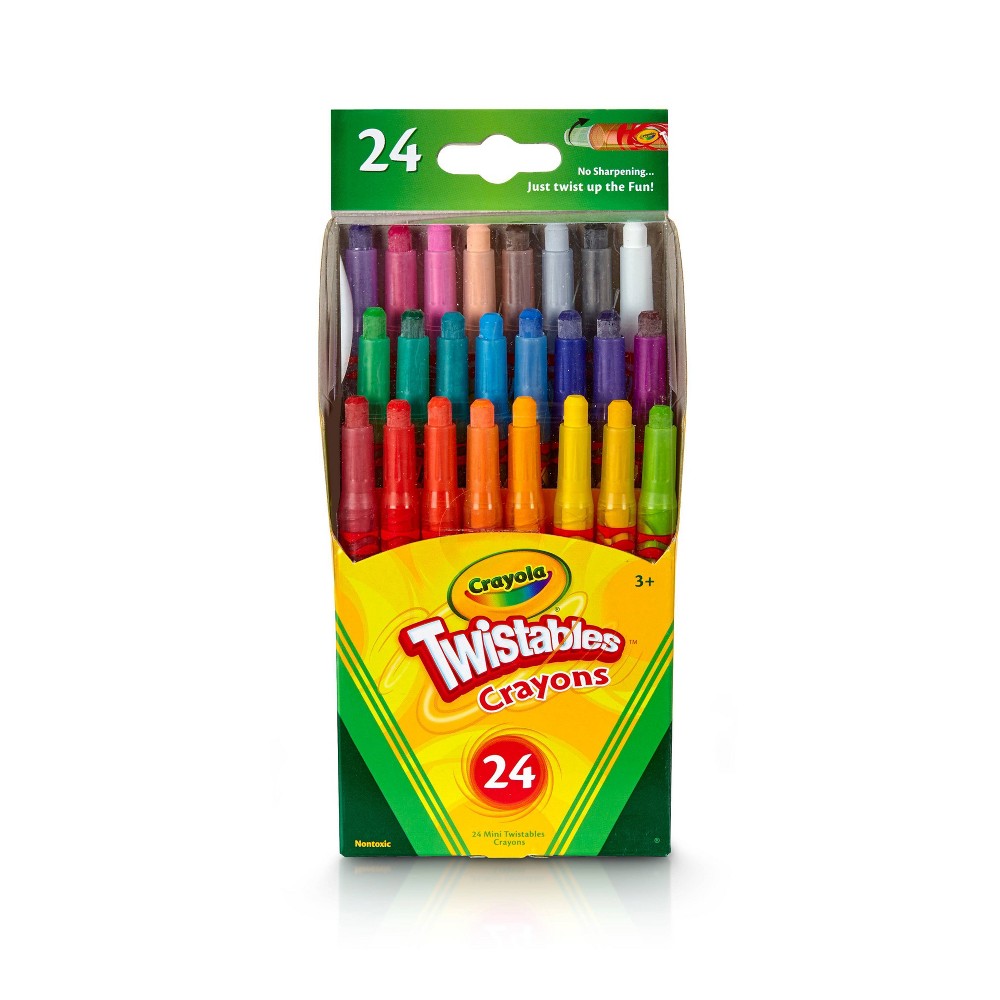 Photos - Accessory Crayola 24ct Mini Twistables Crayons 