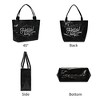 MaseiKar Eco Chic Kraft Paper Tote Bag with Reinforced PVC Coating Stylish Durable Shoulder Bag for Women Fashionable Everyday Essential - 3 of 4