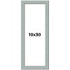 PosterPalooza | Panoramic Refined Blue Picture Frame - UV Acrylic, Foam Board Backing, Hanging Hardware - 2 of 4