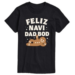 Men's - Instant Message - Feliz Navi Dad Bod Short Sleeve Graphic T-Shirt - 1 of 4