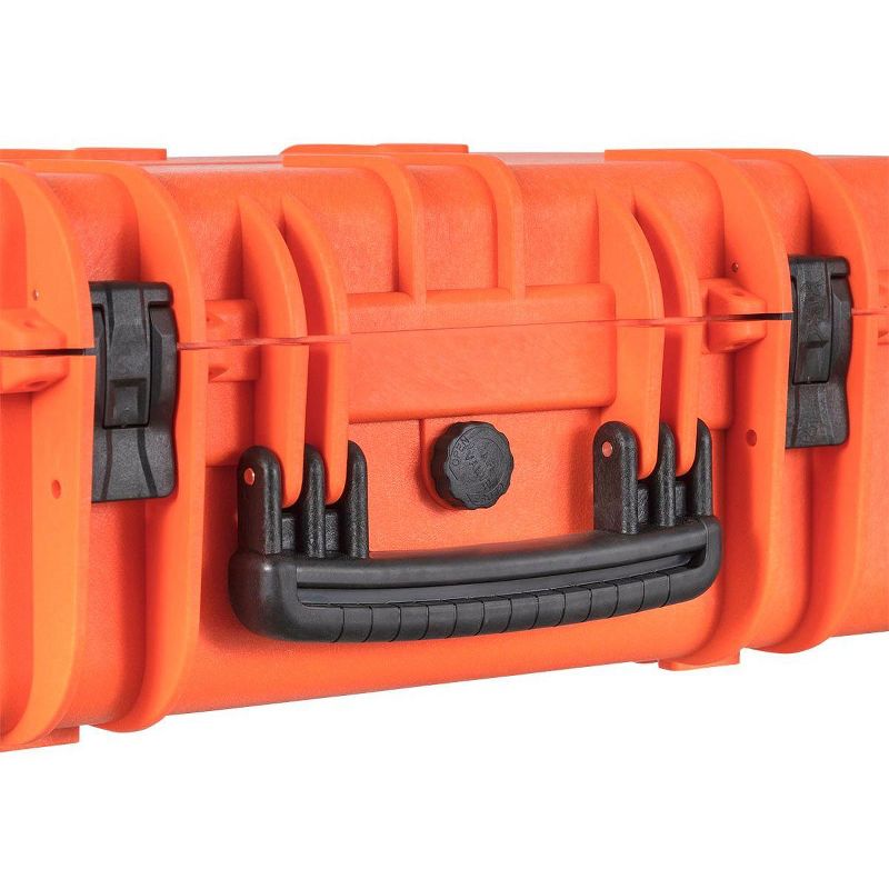 Monoprice Weatherproof Hard Case - 22in x 14in x 8in, Orange With Customizable Foam, Shockproof, IP67, 3 of 7