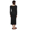 Memoi Women's Luxe Ribbed Bamboo Blend Full-Length Nightgown - 3 of 4