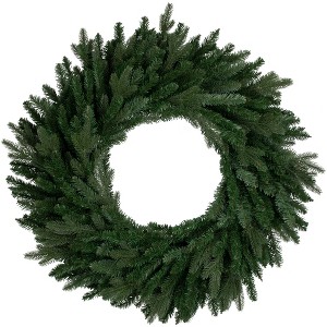 Northlight Real Touch™ Grande Spruce Artificial Christmas Wreath - 48" - Unlit - 1 of 4
