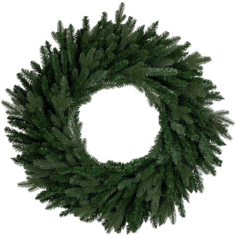 Northlight Real Touch™ Grande Spruce Artificial Christmas Wreath - Unlit - 36", 1 of 9