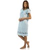 Casual Nights Women's Flowery Short Sleeve Nightgown - 2 of 4
