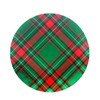 Certified International Set of 6 Christmas Plaid Dinner Plates - 2 of 3