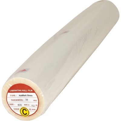 Business Source Laminate Roll 1" Core 1.5Mil 25"x500' 2/RL Clear 20857