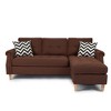 SECTIONAL SOFA in Black Polyester - 3 of 4