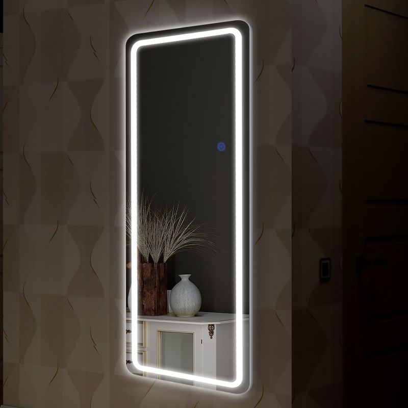 Neutypechic LED Rectangle Full Length Mirror Large Wall Mirror Standing Mirror, 2 of 8