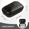 Fmeida Black Carbon Pencil Box Pencil Case for School and Office Organizer Pencil Bag Large Capacity Pencil Pouch - 2 of 4