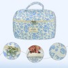 Unique Bargains Women's Quilted Makeup Bag Large Capacity Cosmetic Bag White 2 Pcs - 3 of 4