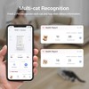 CATLINK RFID Cat Feeder, 4L WiFi Smart Food Dispenser with Health Report & Multi-cat Control (F04 Pro - 3 of 4