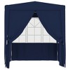 vidaXL Professional Party Tent with Side Walls 8.2'x8.2' Blue 0.3 oz/ftÂ² - 2 of 4