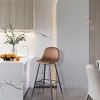 TOAOTBNBOB Industrial Bar Chairs with Metal Legs, Modern Barstools Set of 2, Comfortable Bar Stools for Kitchen Island - 4 of 4