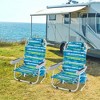 Costway Folding Beach Chair Adult Lightweight Aluminum Camping Chair with Storage Bag - 4 of 4