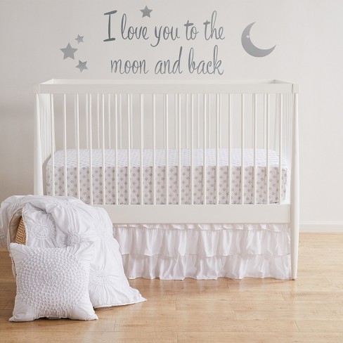 White crib 2025 bedding sets baby