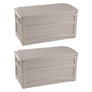 As Is Honey-Can-Do Outdoor Storage Deck Box, 30-Gallon 