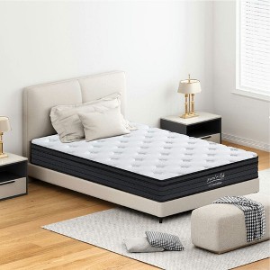 Resenkos Full Size Mattress 10 Inch Hybrid Mattress with Gel Memory Foam, Individual Pocket Spring Bed Mattress - 1 of 4