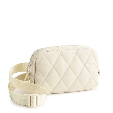 Vera Bradley Women's Outlet Ultralight Large Cube Belt Bag Pumice Stone