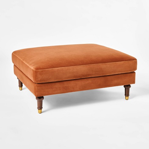 Mercer Cocktail Ottoman Rust Threshold designed with Studio McGee