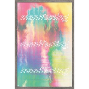 Trends International Manifesting Rainbow Framed Wall Poster Prints - 1 of 4