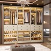 Besiost Closet Storage System with Adjustable Shoes Shelves, Closet Organizer with Drawer - 3 of 4