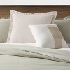 Euro Cotton Linen Blend Chambray Decorative Throw Pillow - Threshold™ - 2 of 4