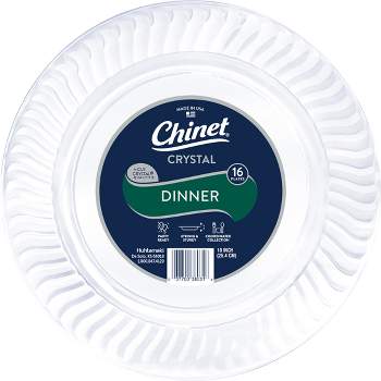 Chinet Crystal Dinner Plate 10" - 16ct