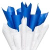 10ct Tissue Papers Blue/White - 3 of 4