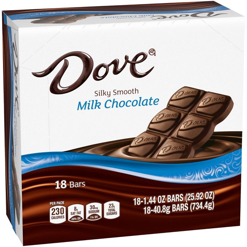 Dove Milk Chocolate Bars - 25.92oz/18ct, 4 of 5