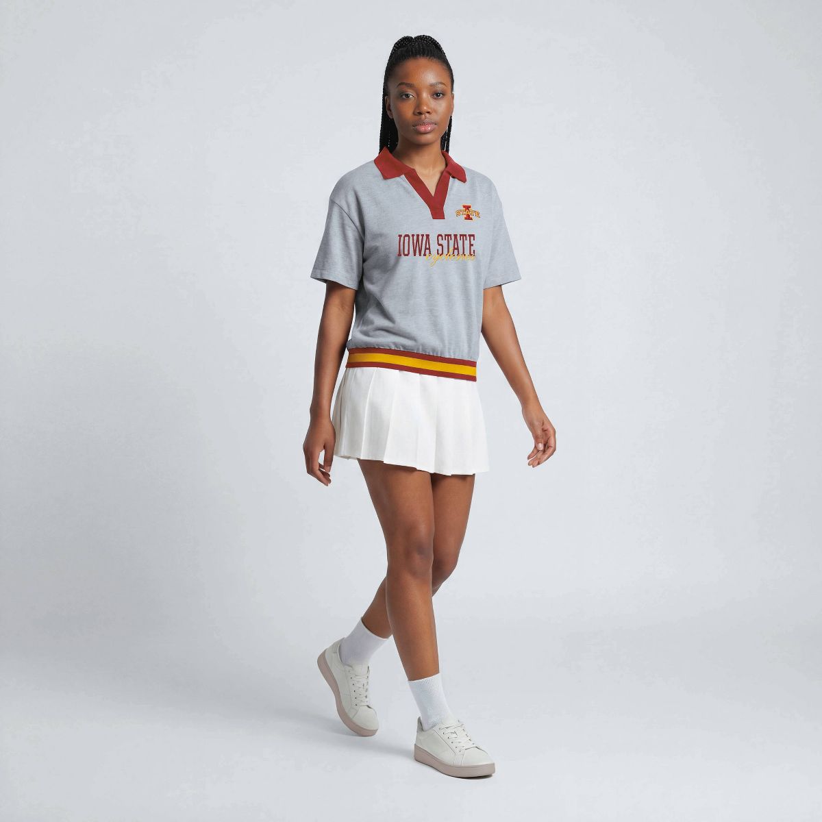 NCAA Iowa State Cyclones Champion Women's Collared T-Shirt