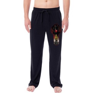 IT The Movie Mens' Film Pennywise Clown Georgie Sleep Pajama Pants Black - 1 of 3