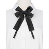 INSPIRE CHIC Women's Ribbon Brooch Pin Collar Bow Ties One Size - 4 of 4