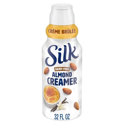Silk Crème Brûlée Almond Creamer - 32 fl oz (1qt) Bottle