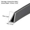 Unique Bargains Silicone Weatherproof Window Door U-Seal Extrusion Edge Trim Strip - 2 of 3