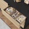 CuisinSmart 6/7/8 Drawer Dresser for Bedroom, Natural Double Dresser Organizer with Concave Handles, Modern Chest of Drawers - 3 of 4