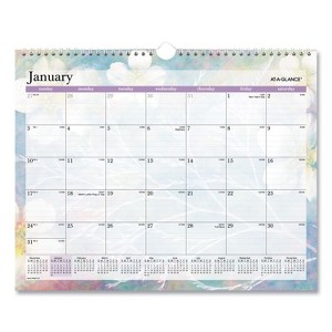 Dreams Monthly Wall Calendar, Seasonal Artwork, 15 x 12, Multicolor Sheets, 12-Month (Jan to Dec): 2026 - 1 of 4