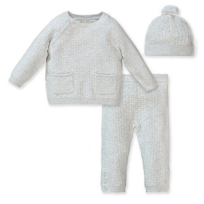 Hope & Henry Baby Raglan Button Sweater Set : Target