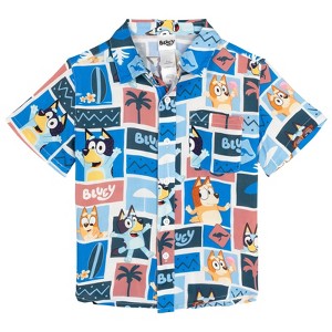bluey dress shirt Bluey Meet the Heelers  KUNUFLEX Short Sleeve Shirt