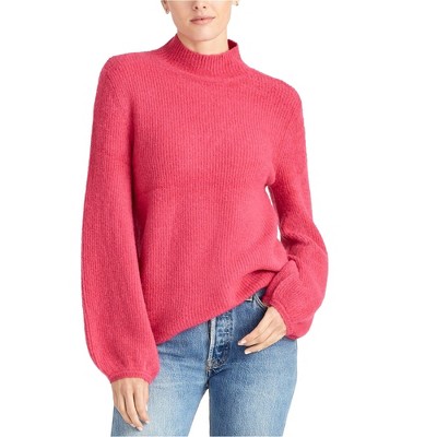 Rachel Roy Womens Ribbed Turtleneck Knit Sweater
