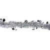 Northlight Tinsel and Polka Dot Commercial Christmas Garland - 50' x 2.5" - Silver - Unlit - 2 of 3