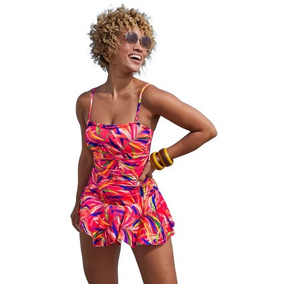 VENUS Womens Venice Skirted Swim Dress