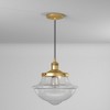 Oxford - 1 Light Cord Hung Mini Pendant In Traditional Style-11.5 Inches Tall and 11.75 Inches Wide - 2 of 3