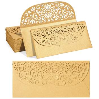 100 Pack Blank Invitation Cards with Envelopes, India