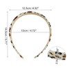 Unique Bargains Women's Classic Elegant Retro Floral Headband Beige 1 Pc - 3 of 4