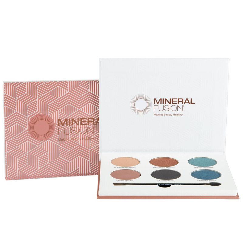 Mineral Fusion Shadow Palette - Velvet Eye - 0.35oz, 3 of 12
