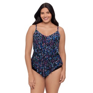 Trimshaper Ronnie Tankini Swim Top - 1 of 3