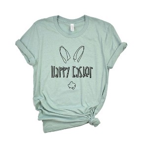 Simply Sage Market Women's Happy Easter Short Sleeve Graphic Tee - 1 of 3